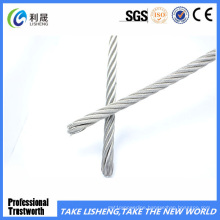 Hot Dipped Galvanized Steel Wire Rope 7X19